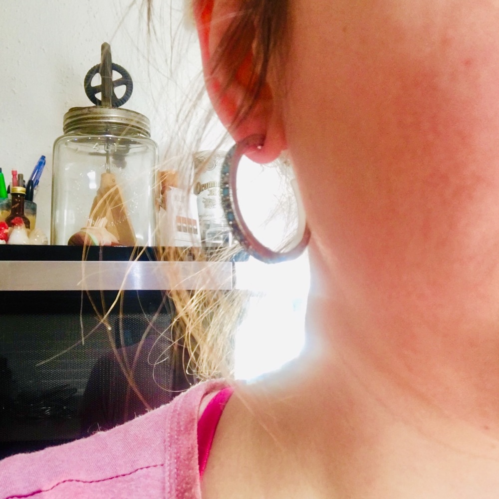 Loop ear rings - Picture 6 of 6